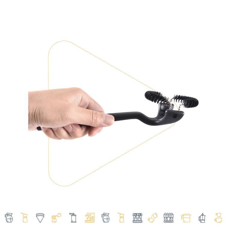 Cafemasy 360 Degree Cleaning Grouphead Brush
