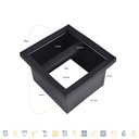 Cafemasy Stainless Steel Knock Box Bottomless