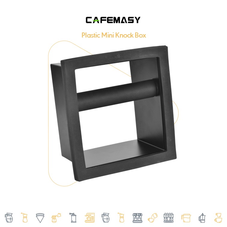 Cafemasy Stainless Steel Knock Box Bottomless