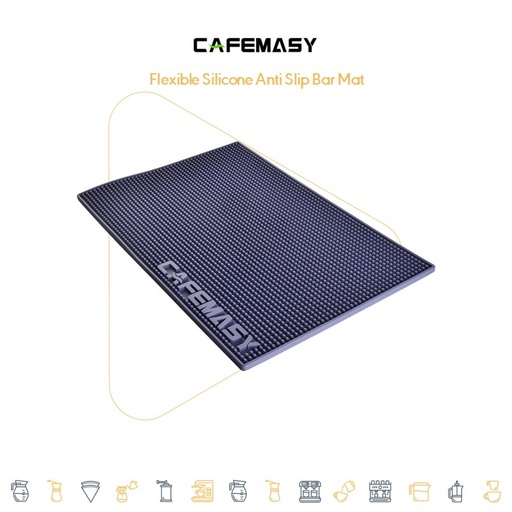 Cafemasy Flexible Silicone Anti Slip Bar Mat