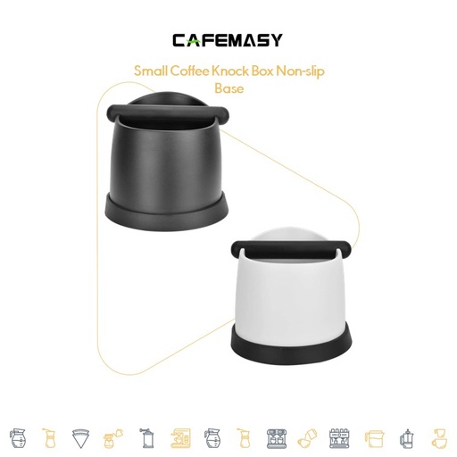 Cafemasy Small Coffee Knock Box Non-slip Base